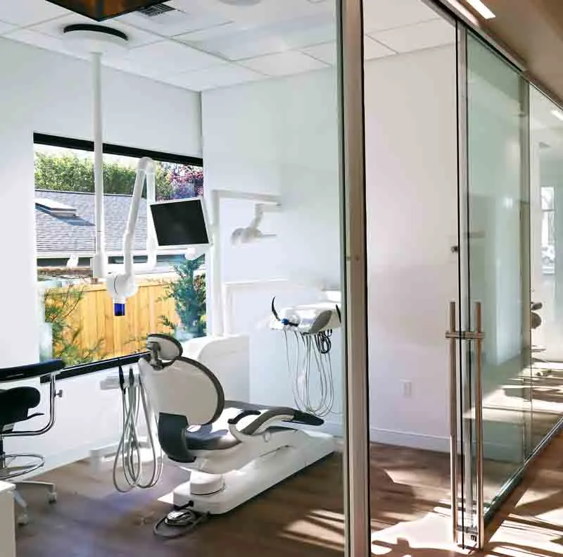 dental operatory at Berg Dental Group in Tacoma, WA