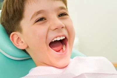 young child getting dental care at Berg Dental Group